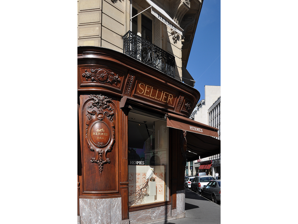 Loja da Hermès em Paris