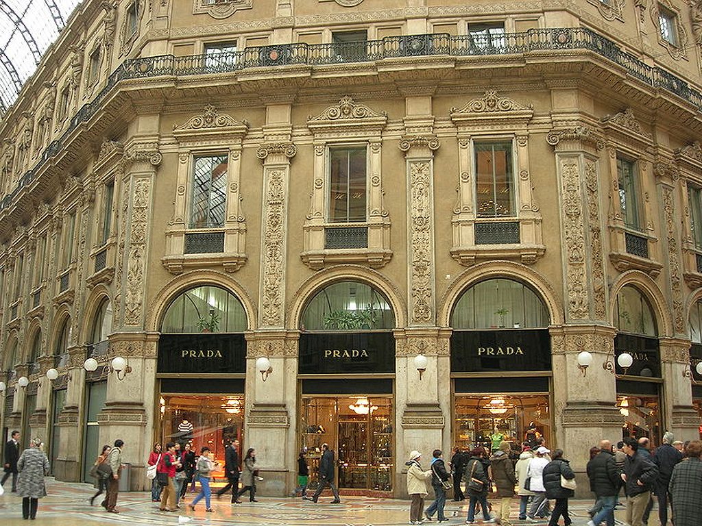 Loja da Prada em Milão.