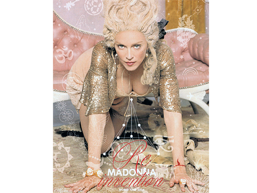 Pôster da turnê Re-Invention de Madonna
