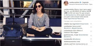 Camila Coutinho usa bolsa YSL comprada no Etiqueta Única.