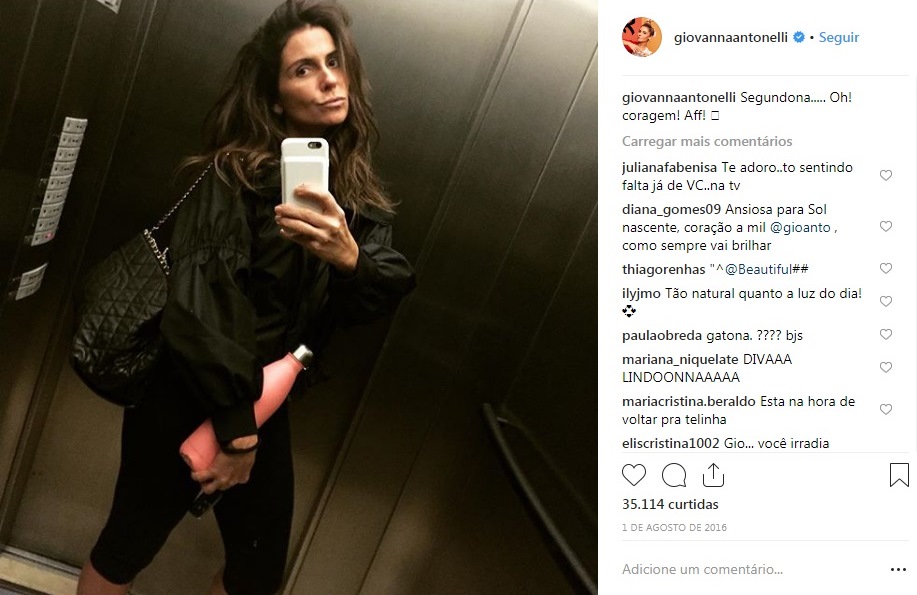 Giovanna Antonelli usa bolsa Chanel