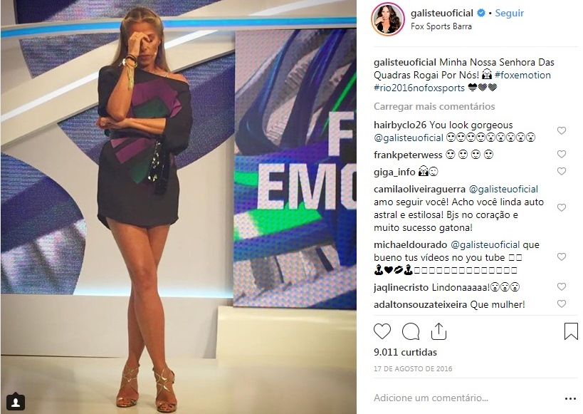 No Fox Sports, Adriane Galisteu usa look by Etiqueta Única
