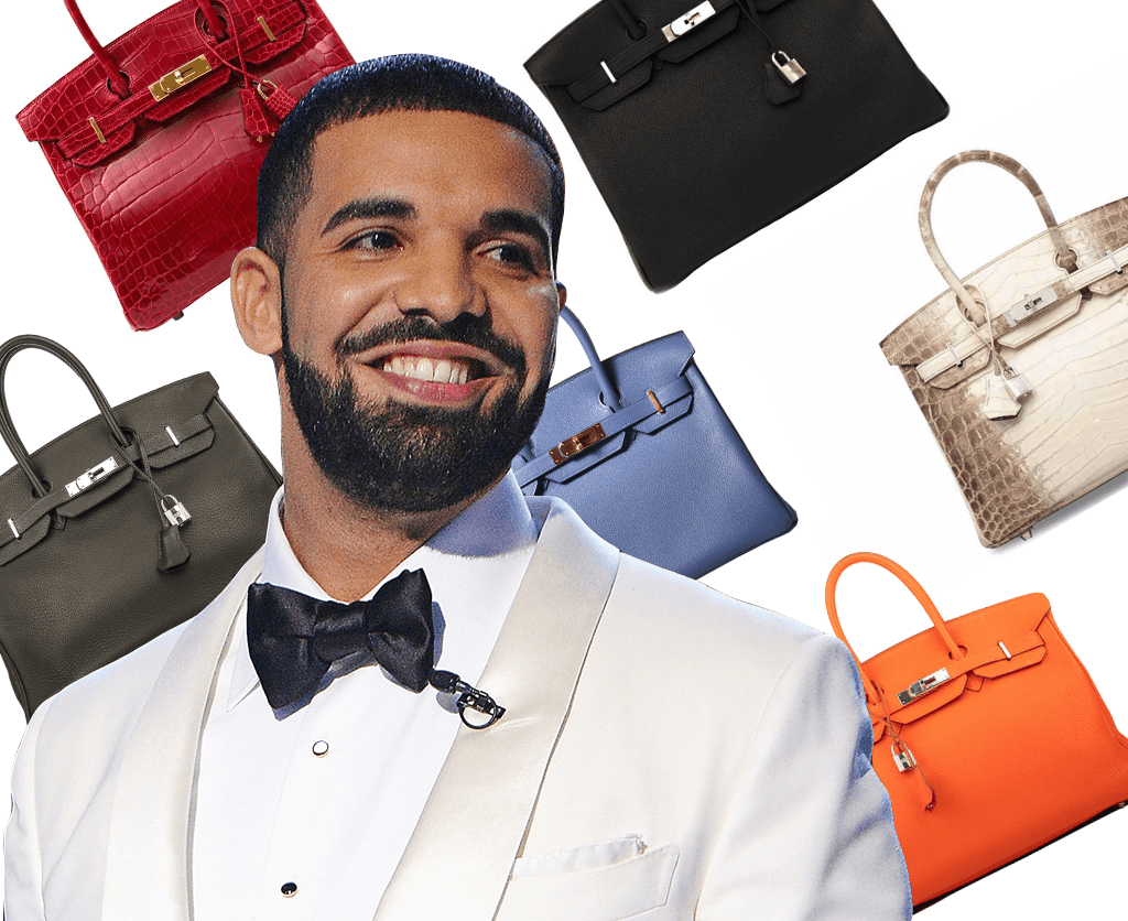 Drake coleciona bolsas Hermès Birkin para sua futura esposa