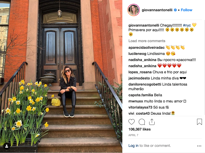 Giovanna Antonelli usa Bolsa Chanel Amarela