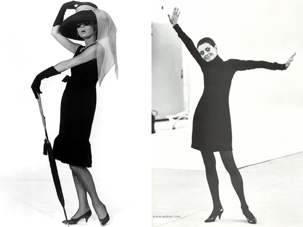 Audrey Hepburn era grande fã dos kitten heels e o ajudou a se popularizar nos anos 50 e 60.