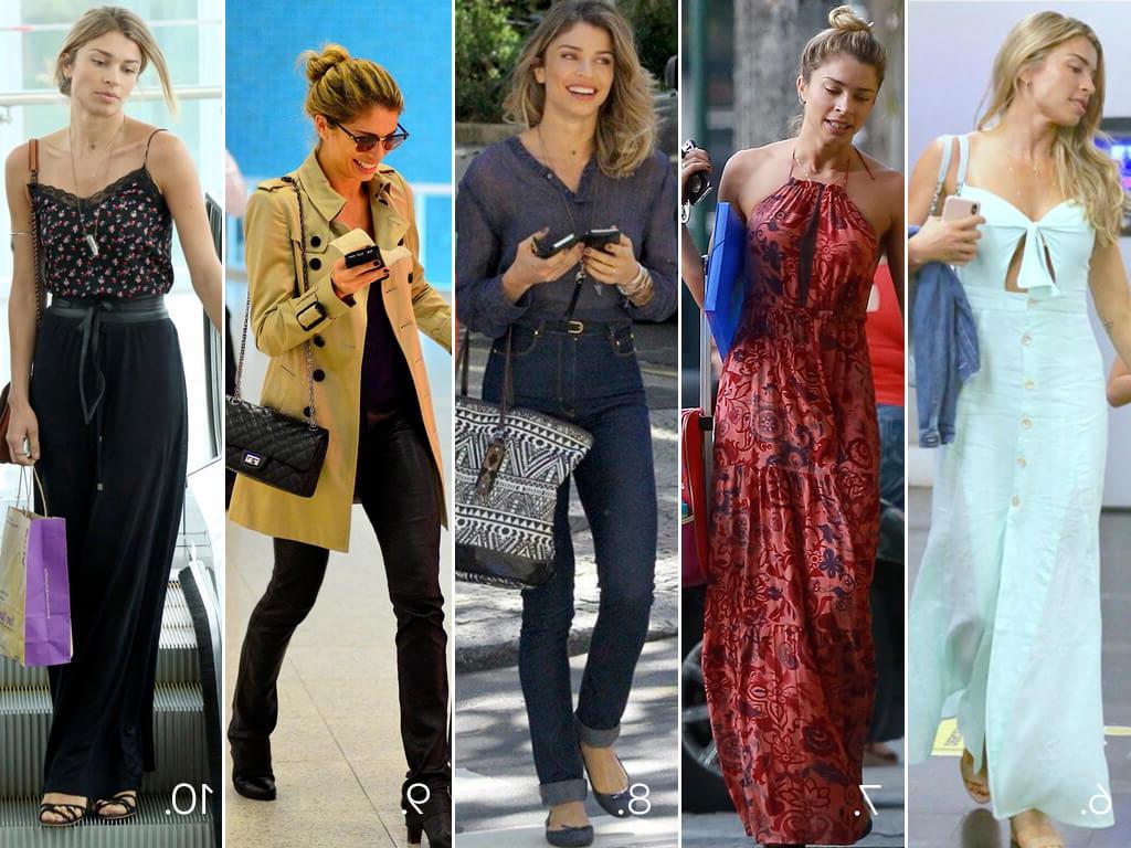 Grazi dá preferência por roupas despojadas e confortáveis para o dia a dia.