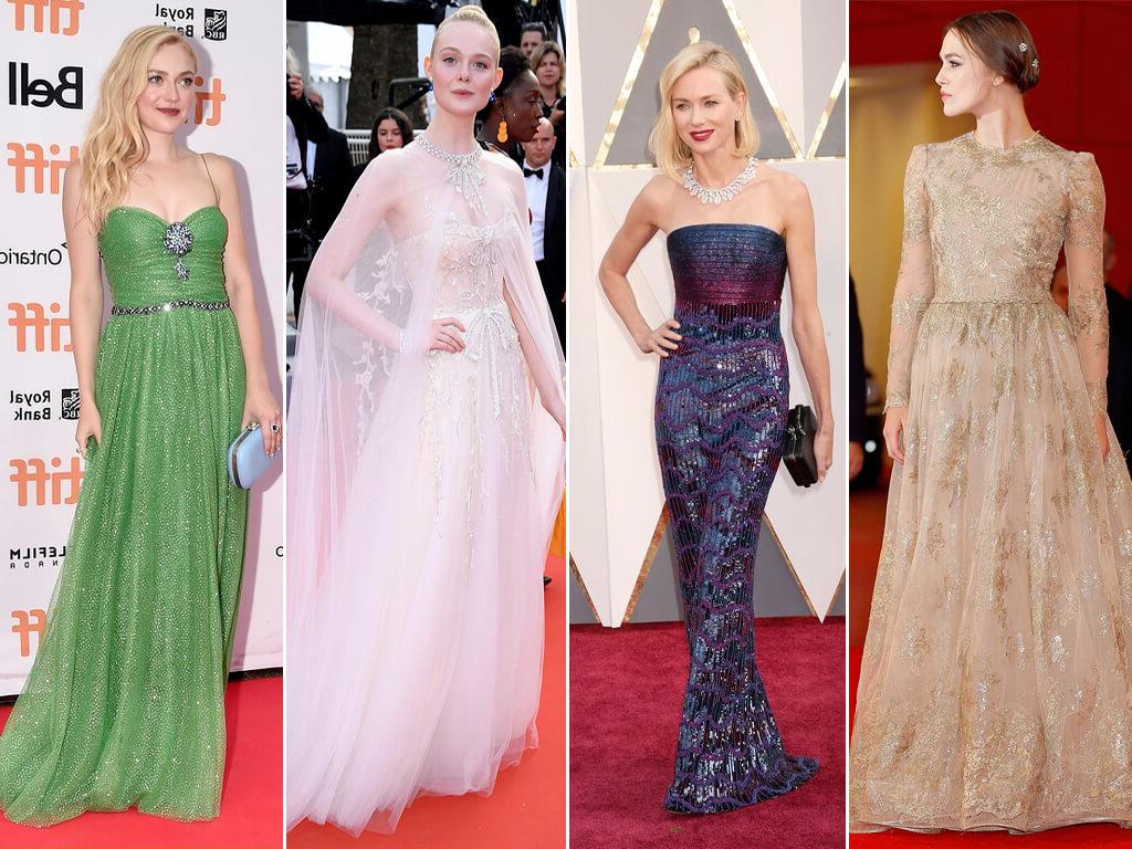 O traje de gala exige elegância extrema, com muito brilho e bordado!