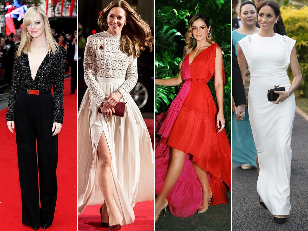O traje social é sofisticado, elegante e mais sério. Vestidos longos e midis são ótimas escolhas, assim como fendas e decotes.