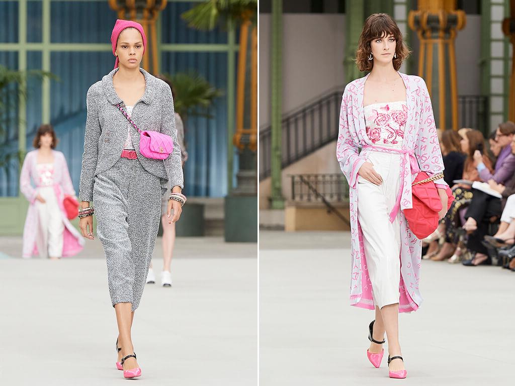 A Chanel 19 no desfile Resort 2020.