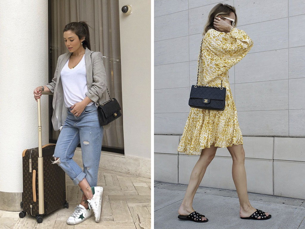 Foto 1: Reprodução/Instagram @mariana; Foto 2: Reprodução/Instagram @aninebing. Clique na imagem e confira peças similares!