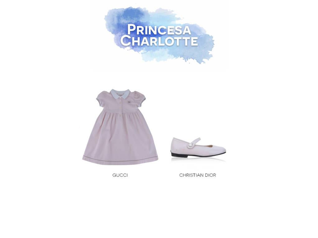 Inspiração de look na Princesa Charlotte.