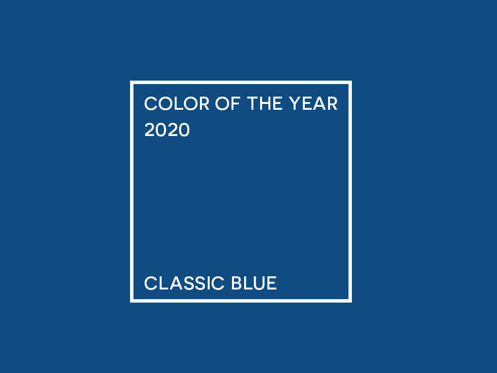 Classic Blue: A cor Pantone do ano de 2020!