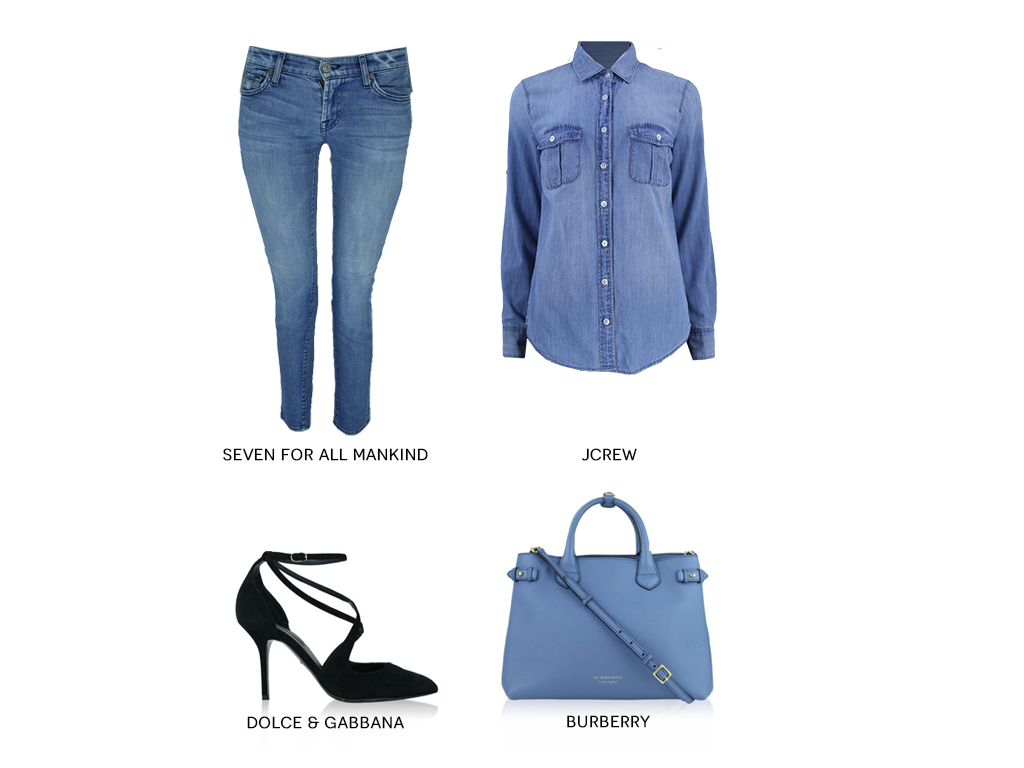 Inspiração de look all jeans de Sarah Jessica Parker
