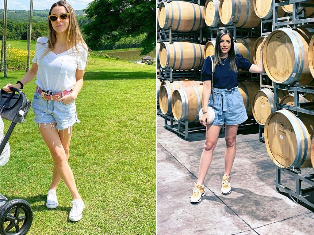 Foto 1: Reprodução/Instagram @sarahmattar; Foto 2: Reprodução/Instagram @fabianajustus