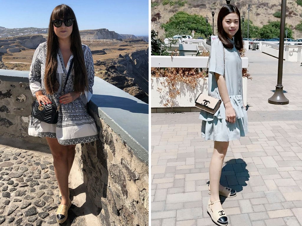 Foto 1: Reprodução/Instagram @kobietazkrakowa; Foto 2: Reprodução/Instagram @camellialuxe. Clique na imagem e confira peças similares!
