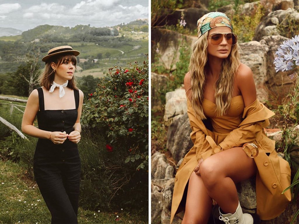 Foto 1: Reprodução/Instagram @jennycipoletti; Foto 2: Reprodução/Instagram @thassianaves