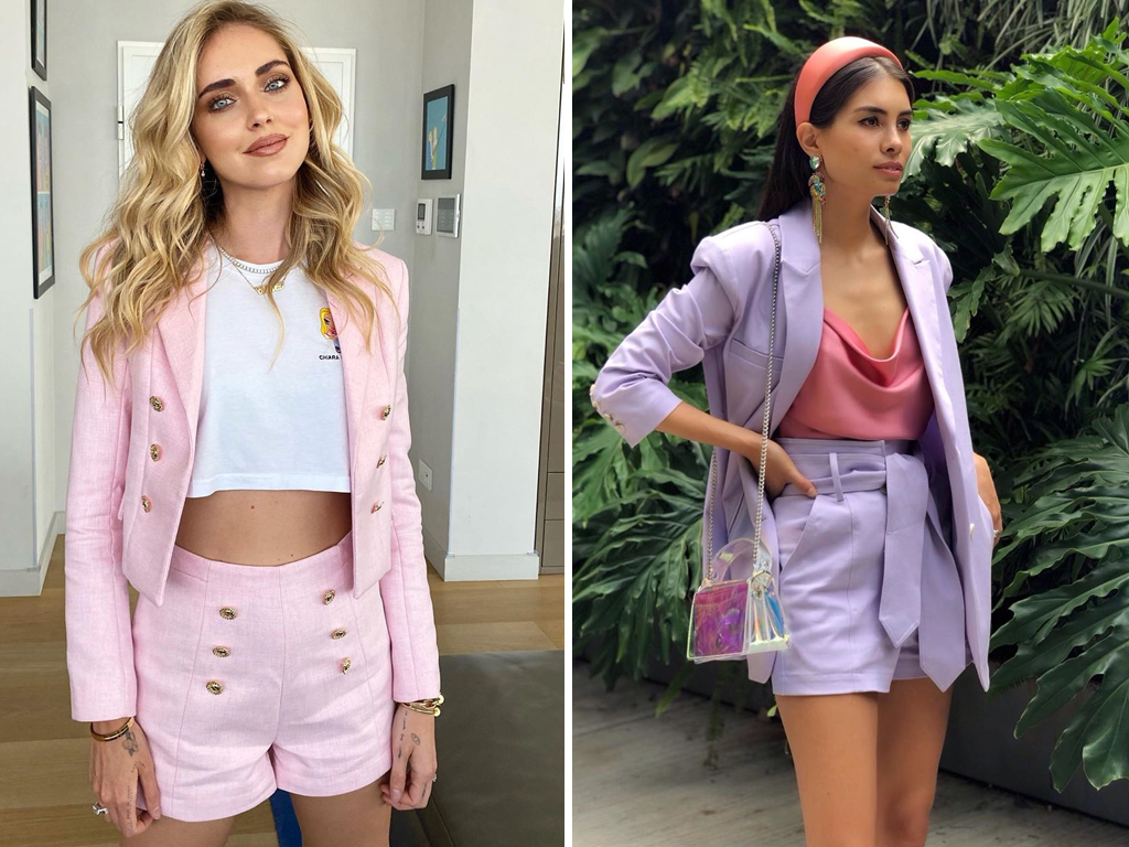 Foto 1: Reprodução/Instagram @chiaraferragni; Foto 2: Reprodução/Instagram @fermillan