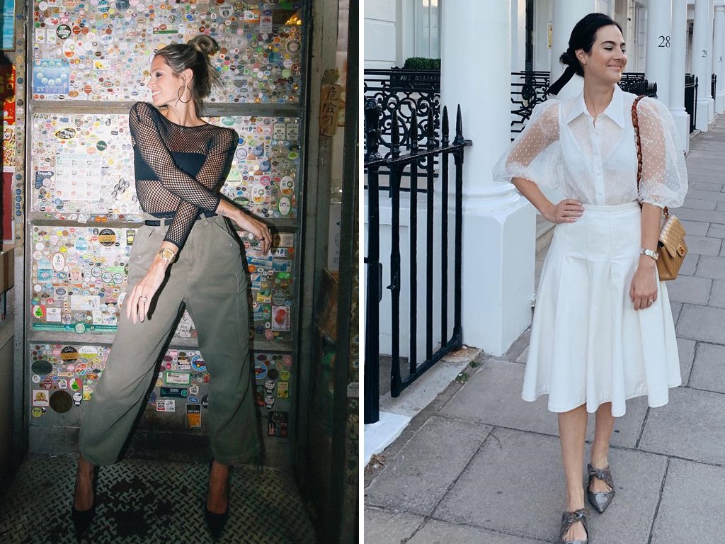 Foto 1: Reprodução/Instagram @helenabordon; Foto 2: Reprodução/Instagram @vicceridono
