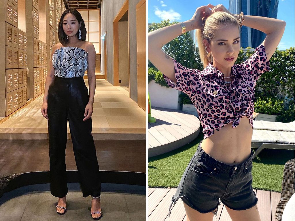 Foto 1: Reprodução/Instagram @aimeesong; Foto 2: Reprodução/Instagram @chiaraferragni