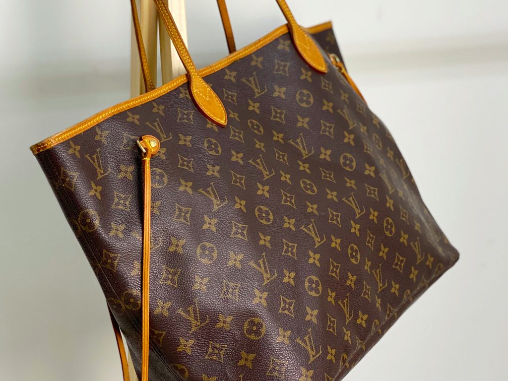 Bolsa Louis Vuitton Neverfull bolsa grande para o outono.