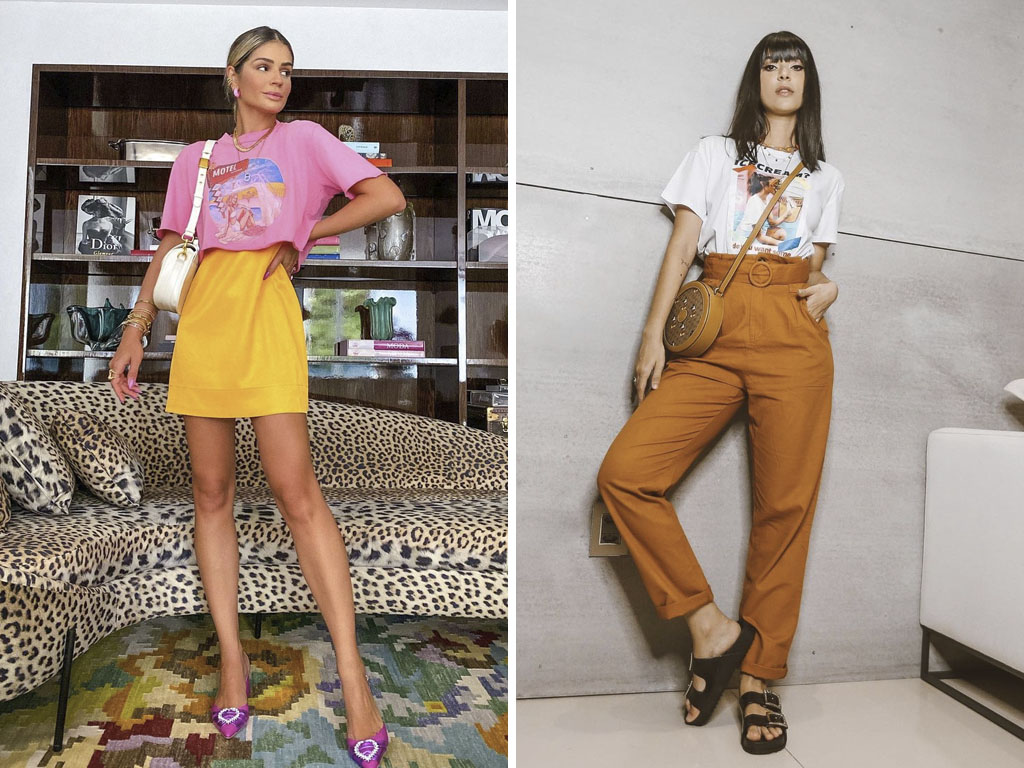 Foto 1: Reprodução/Instagram @thassianaves; Foto 2: Reprodução/Instagram @ricademarre. Clique na imagem e confira peças similares!