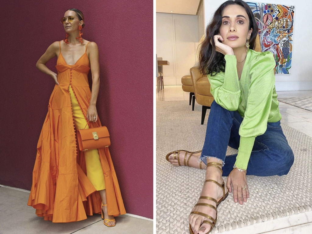 Foto 1: Reprodução/Instagram @blaireadiebee; Foto 2: Reprodução/Instagram @silviabraz. Clique na imagem e confira peças similares!