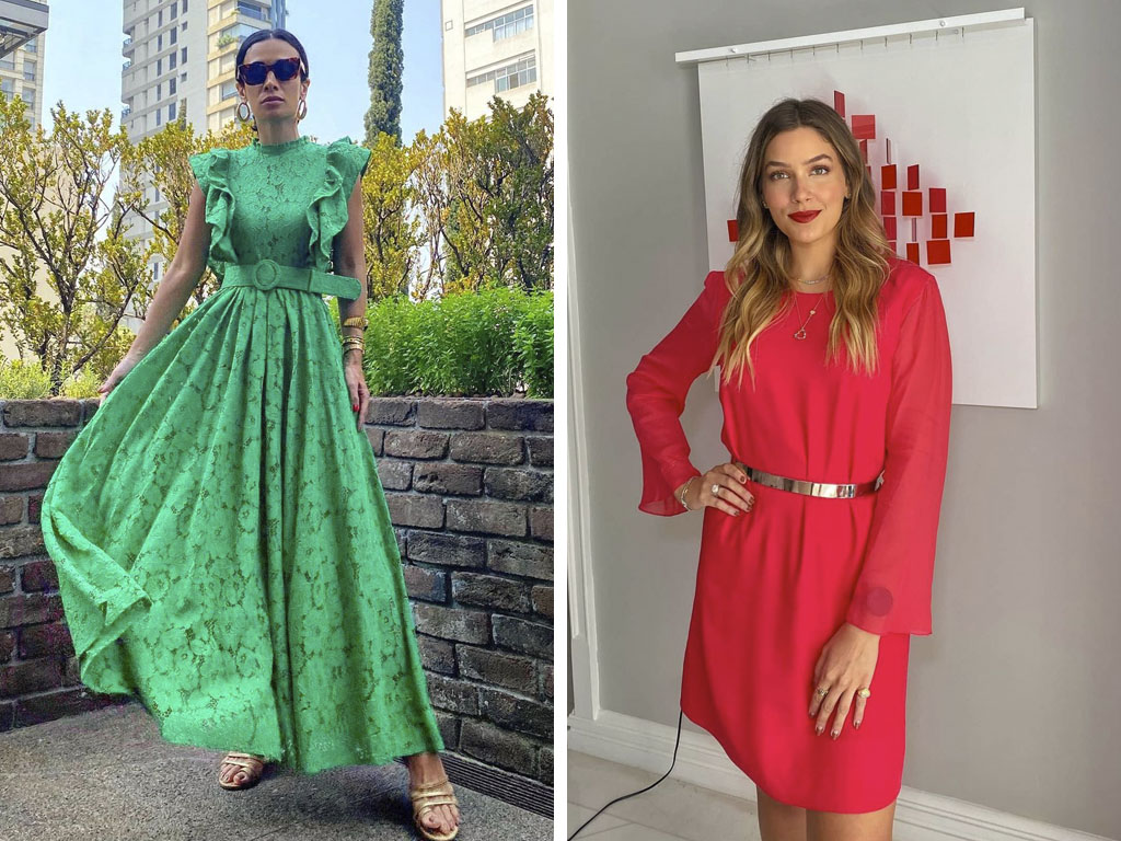 Foto 1: Reprodução/Instagram @silviabraz; Foto 2: Reprodução/Instagram @matranchesi. Clique na imagem e confira peças similares!