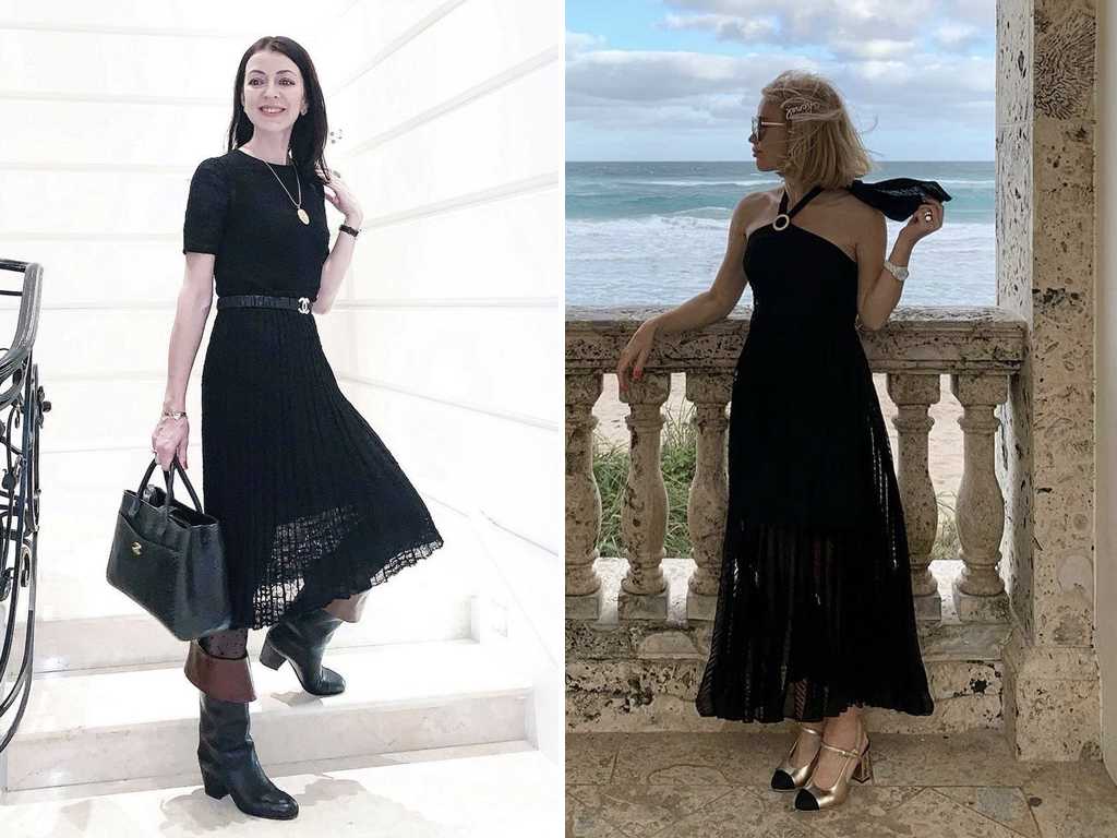 Foto 1: Reprodução/Instagram @chanel_digest; Foto 2: Reprodução/Instagram @sunnyday2424. Clique na imagem e confira mais vestidos Chanel! 