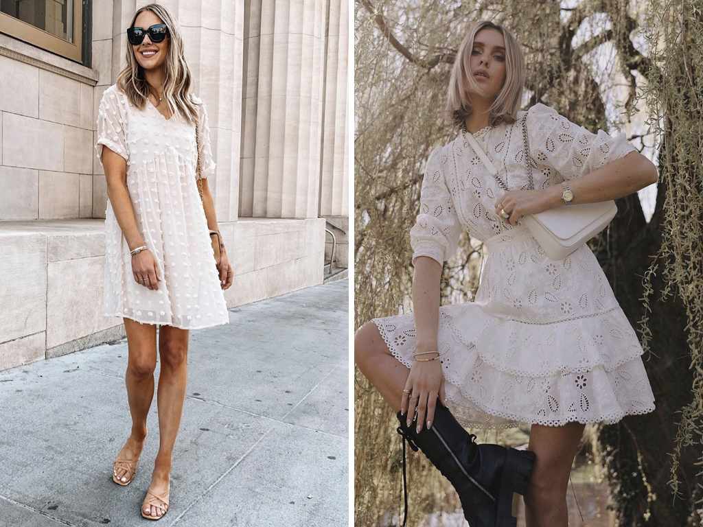 Foto 1: Reprodução/Instagram @fashion_jackson; Foto 2: Reprodução/Instagram @moderosaofficial. Clique na imagem e confira mais modelos de vestido!
